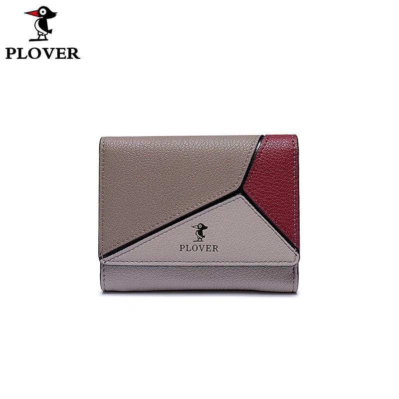 Plover Women s Tri-fold Multi-functional Leather Wallet