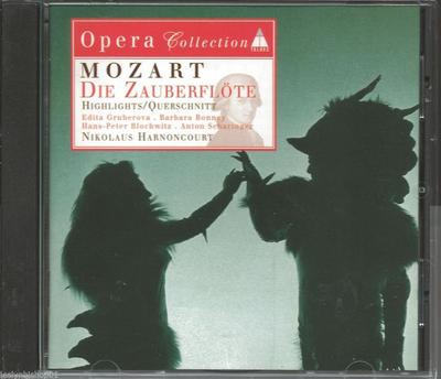 CD WOLFGANG AMADEUS MOZART / NIKOLAUS  - Mozart Die Zauberflote/ The Magic F 0630138109 TELDEC Classics 1996 Germany Classical Used