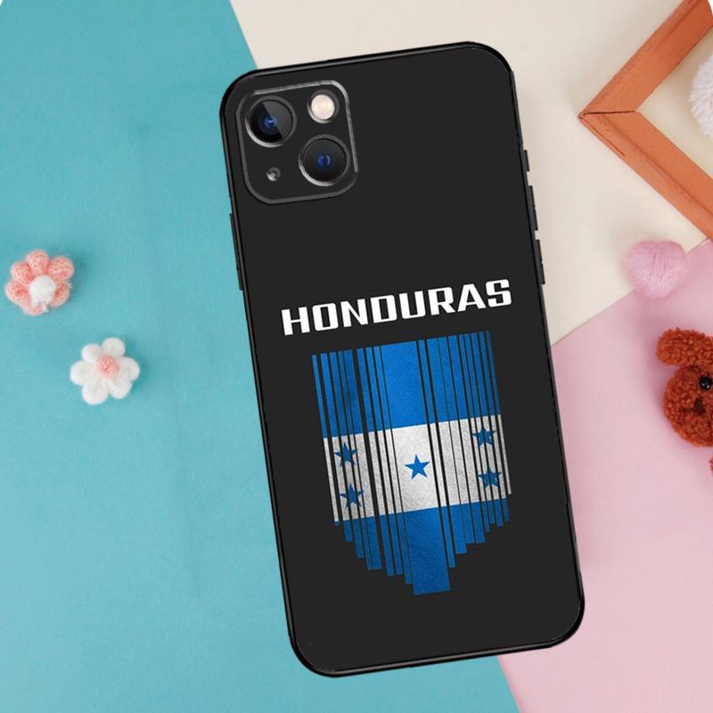 

Honduran Flag Phone Case For iPhone 16 15 14 13 12 11 Pro Max Plus Mini XR 16e Funda Silicone Back Cover iPhone 14 Plus