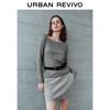 UR Women's One-Shoulder Pleated T-Shirt