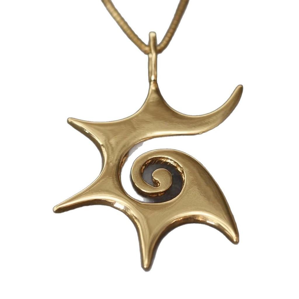 Bohemian Sun Pendant Necklace With Geometric Alloy Chain For Women