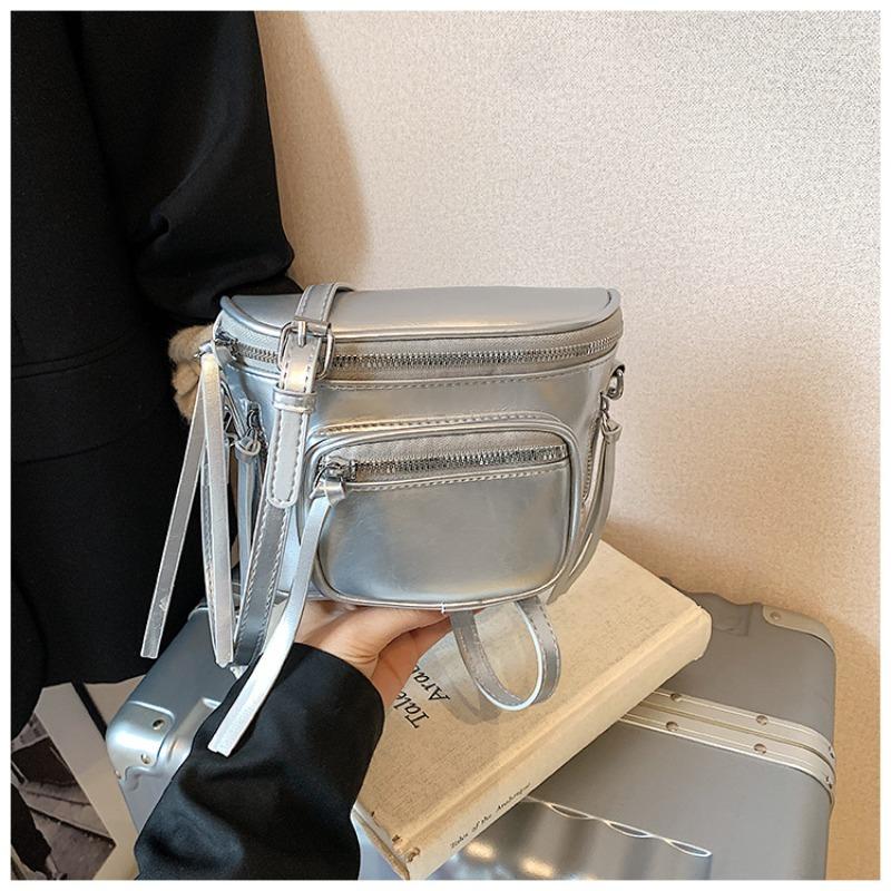 High-end Texture Fashionable Versatile Small Bag Women's New Simple and Trendy Temperament Single Shoulder Crossbody Bucket Bag