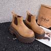 2025 New Korean Version of Fashion Versatile Thick-soled Heightening Martin Boots Women's Comfortable Casual Shoes Ins Trendy Women's Boots Tide