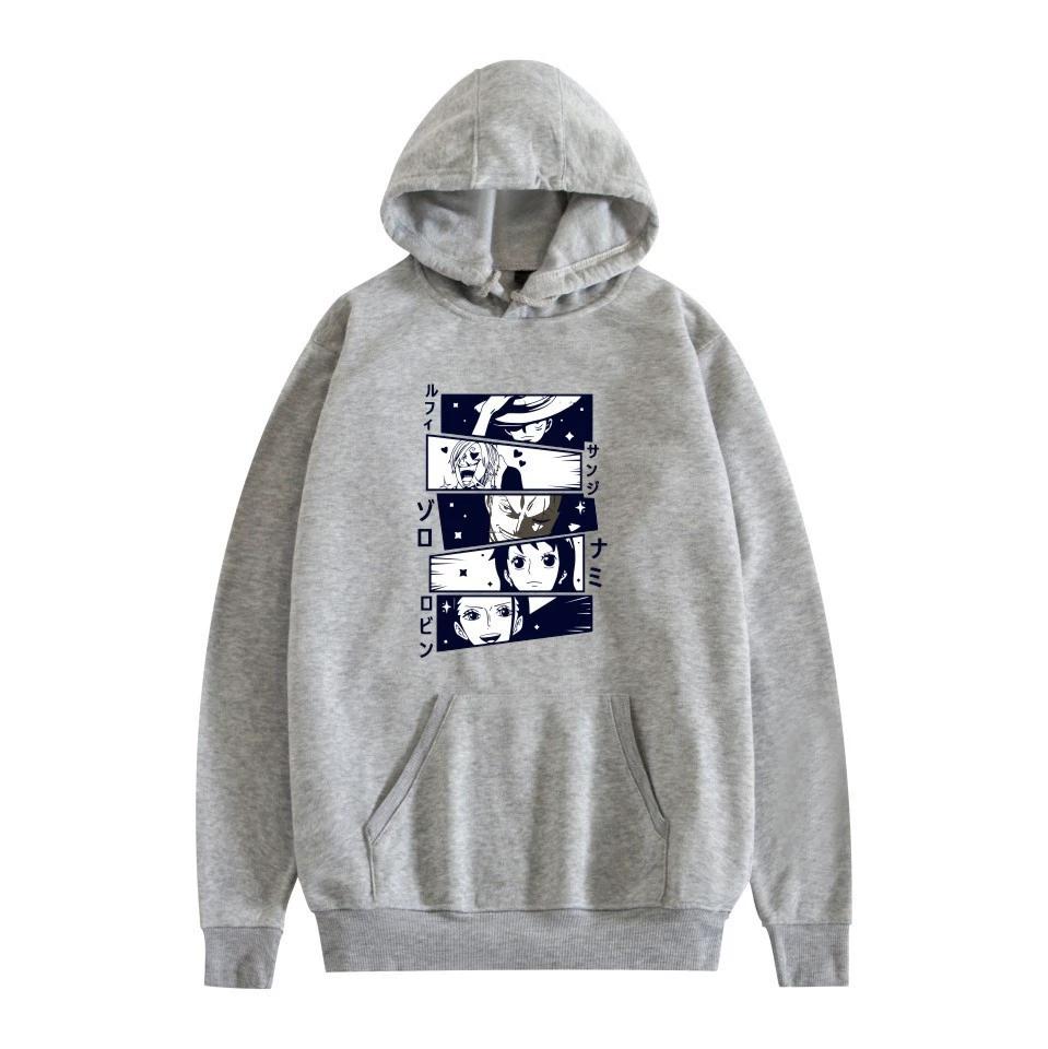 ONE PIECE Anime Print Hoodie Men's Hip Hop Streetwear Men Women Hoodies Unisex Fashion Sweatshirt