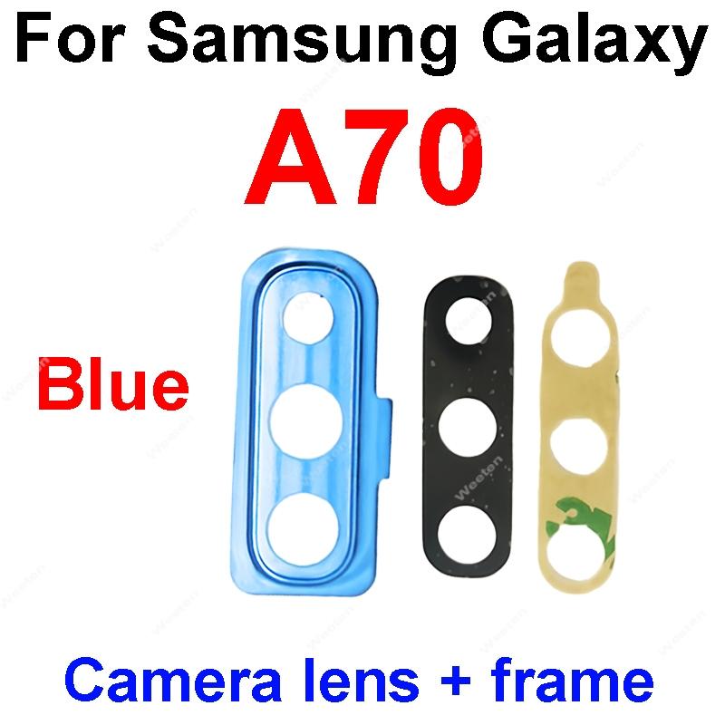 Camera Lens Frame Use For Samsung Galaxy A50 A70 A80 SM-A505F SM-A705F SM-A805F WEETEN Rear Back Camera Glass Lens Holder Parts