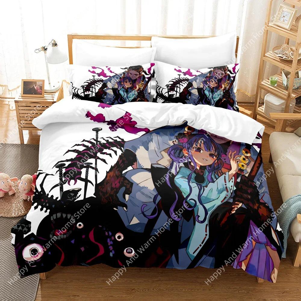 3D Anime Toilet Bound Hanako Kun Bedding SetDuvet Cover Bed Set Quilt Cover PillowcaseKing Queen Twin Size Boys Girls Adults