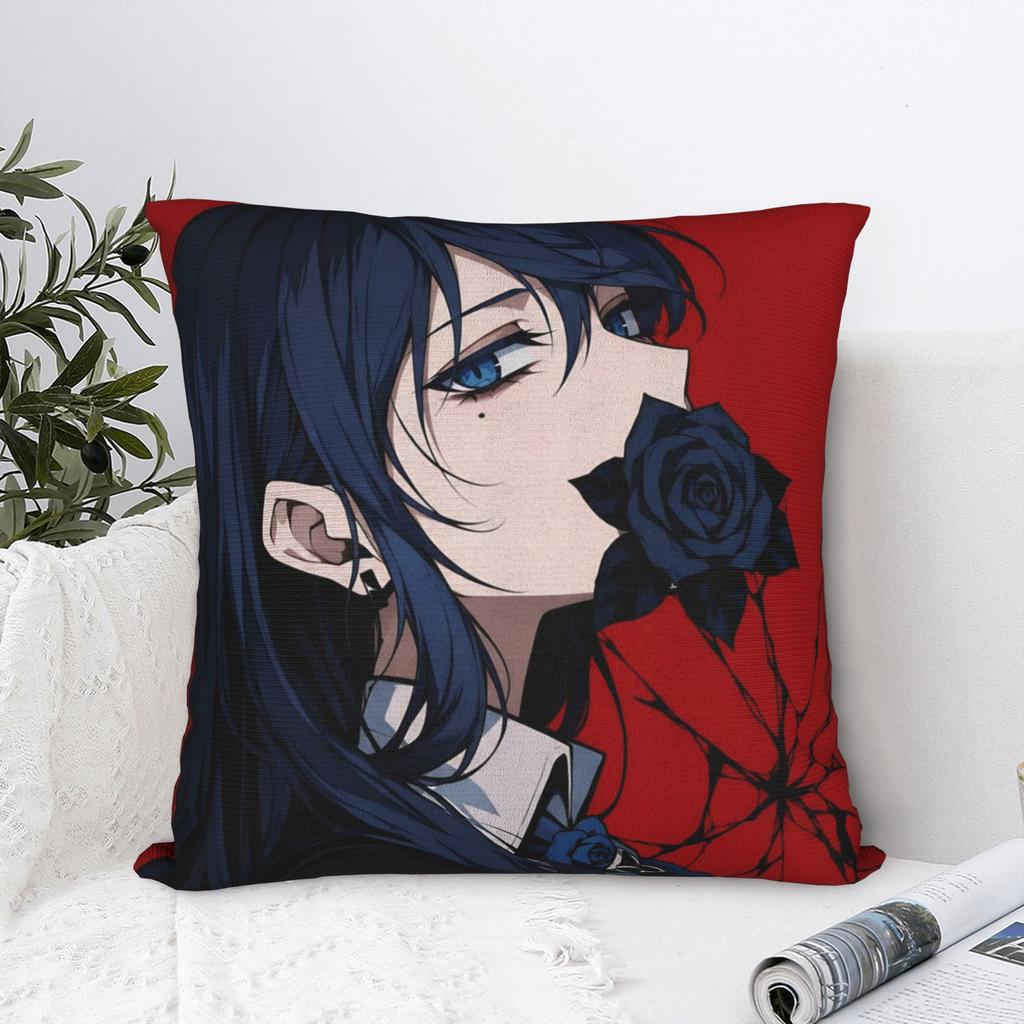 Ado Hibana Tour Square Pillow Cases Cushion Cover Funny Zippered Decor Pillowcover for Home 40*40cm