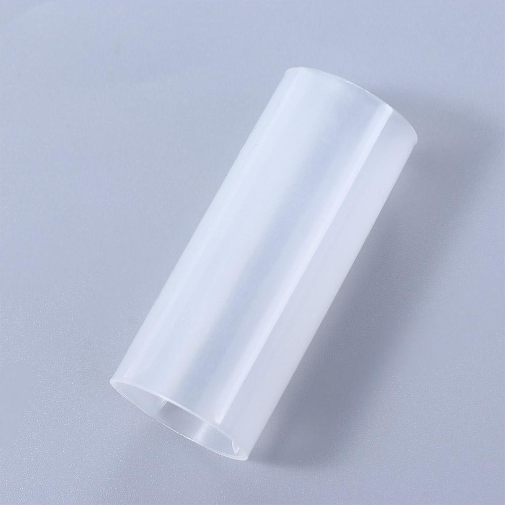 2 In 1 Sheath Tube 18650 Battery White Casing for Flashlight Torch Lamp Holder Case