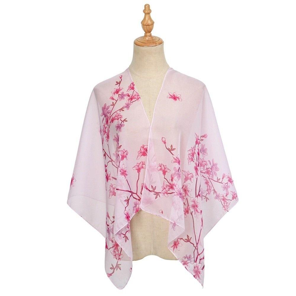 Thin Sunscreen Shawl Long Female Wrap Shawls Elegant Chiffon Scarf  Women's Fashion