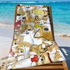 Cartoon M-Mofusand-S Kawaii Cute Cats Towel Sports Quick Dry Travel Camping Gear Sandproof Soft Light Large Beach Towel