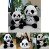 Cute Panda Plush Toy Stuffed Animal Soft Gift For Girlfriend High Value 20cm