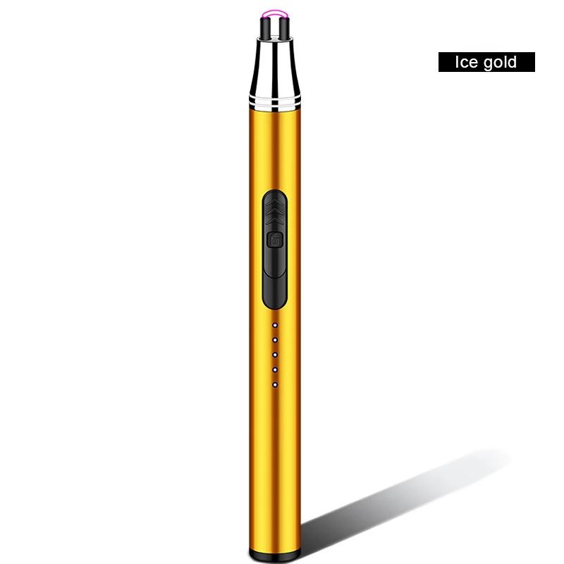 Brichete electrice cu arc Brichetă metalică de bucătărie Plită cu gaz Aprindere rezistentă la vânt Lumânare Gadget electronic cu plasmă reîncărcabilă prin USB în aer liber