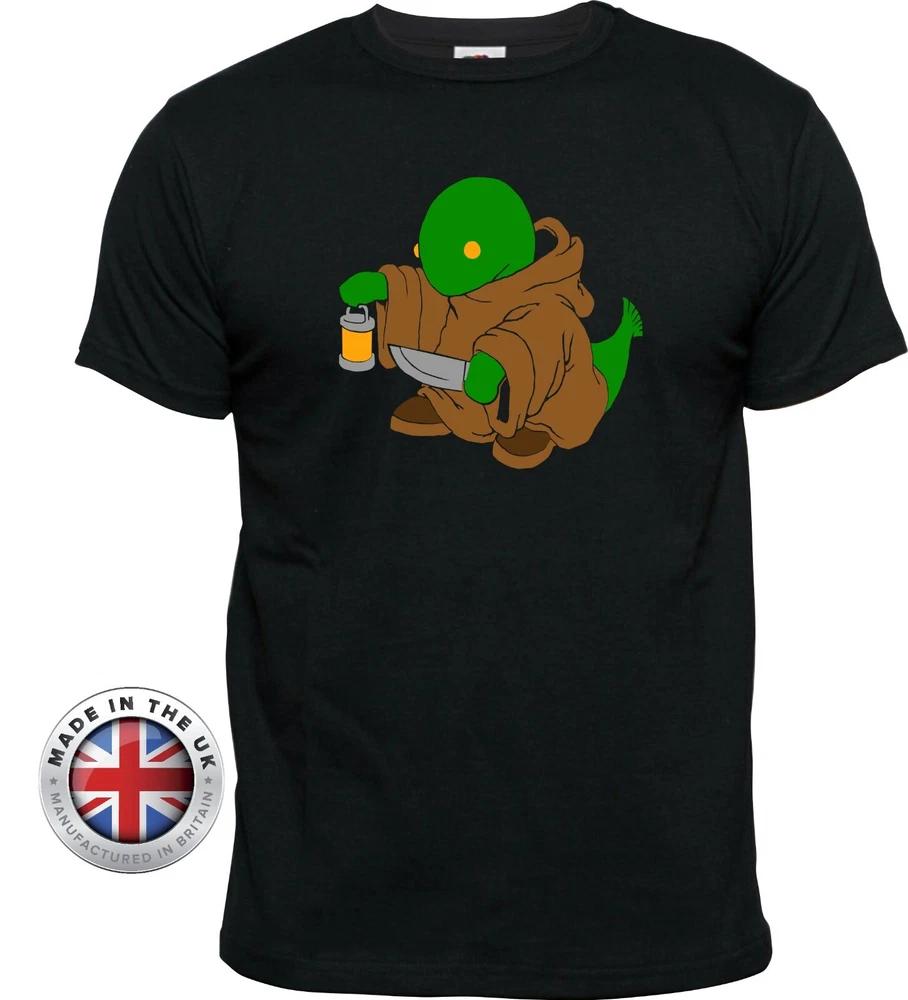 Final Fantasy Tshirt Tonberry Tshirt Black TShirt Unisex KidsLadies Fitted S