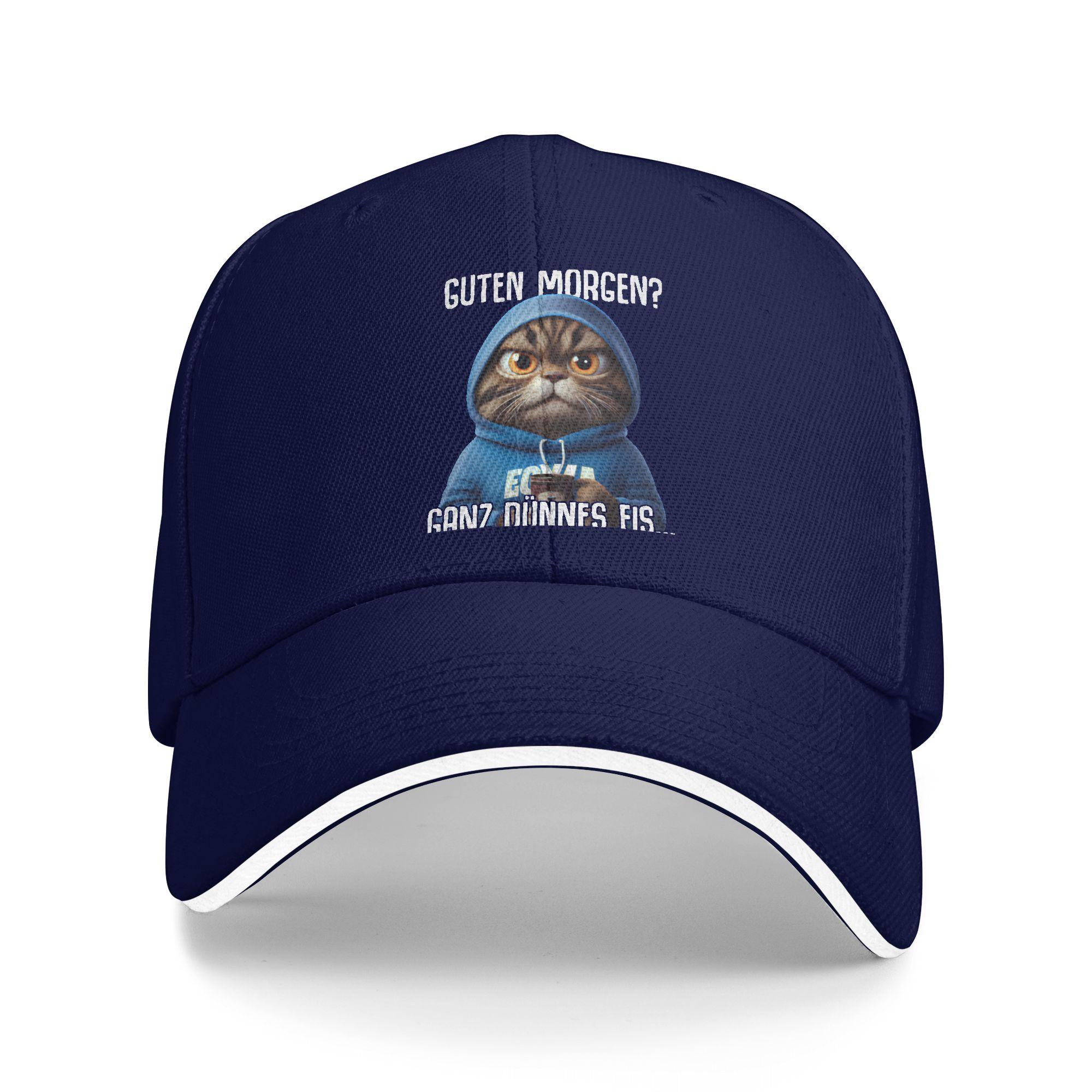 

Guten Morgen Ganz Dünnes Eis Casual Baseball Cap Funny GerUnisex Outdoor Sport UnisexTeens Fashion Baseball Caps One Size
