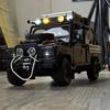 1:24 Land Rover Defender 90 Tomb Raider Off Road Suv Alloy Diecast Model Car Indoor Home Furnishings Collectibles Hobby Present