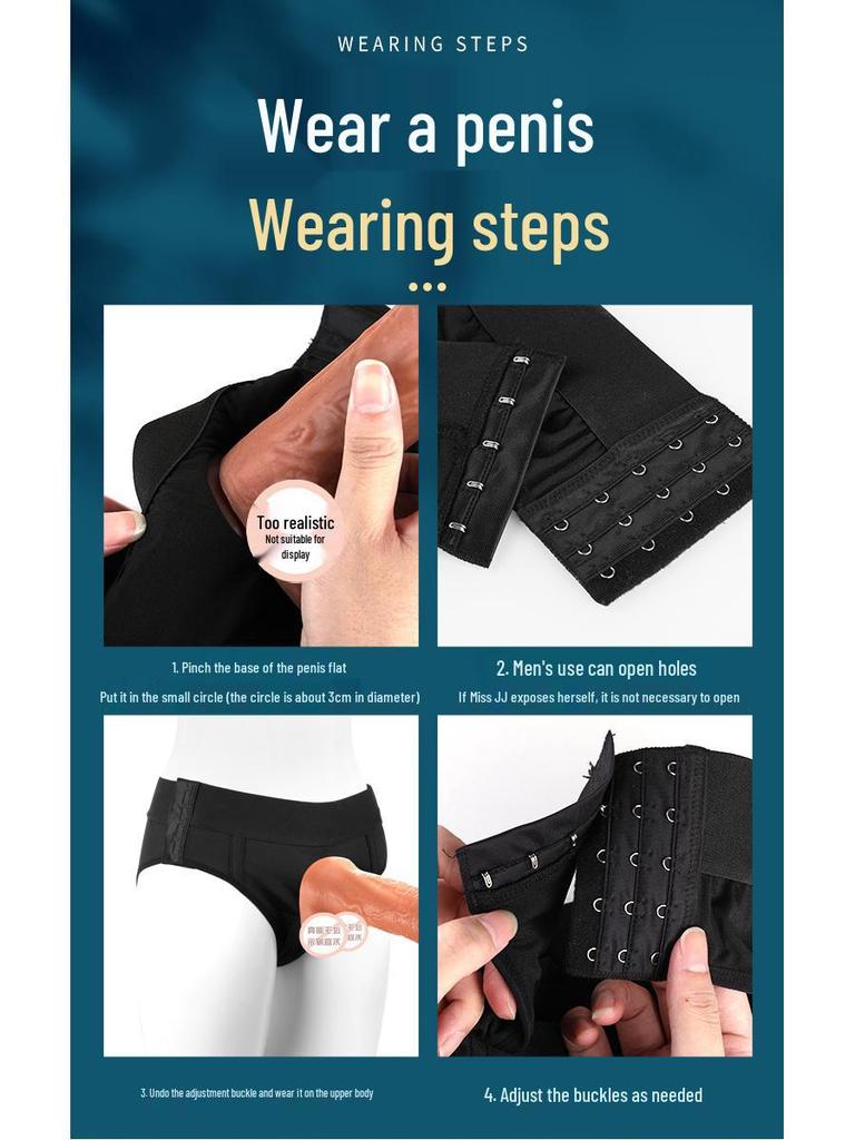 Miji Dual-Use Tragbare Dildo-Slips für Paare - 250 Stück/Karton