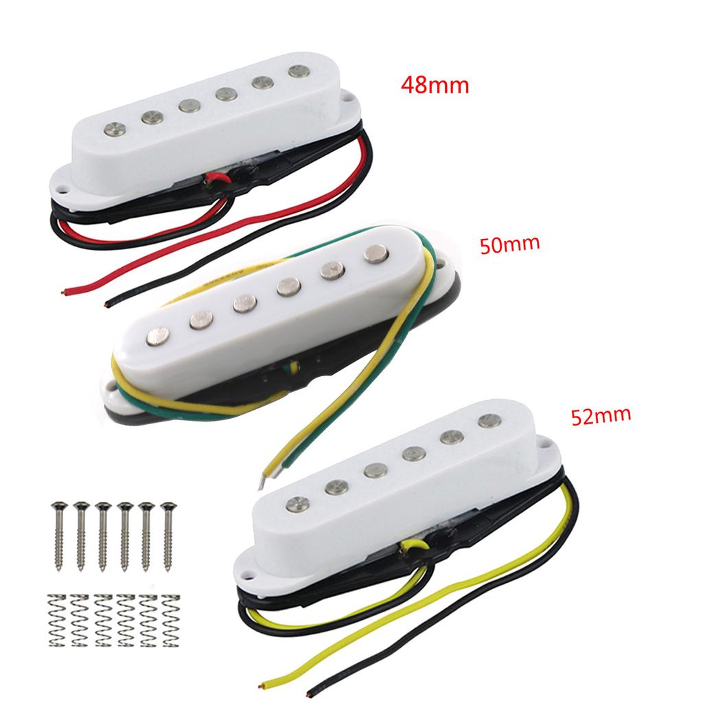 Electric Guitar Accessories ST Single-Coil Pickup for Electric Guitar Single-Coil Pickup for Electric Guitar 48 / 50 / 52 Mm
