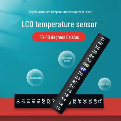 Aquarium Fischbecken Temperaturaufkleber (10-40°C) - Induktions-Wassertemperaturüberwachung