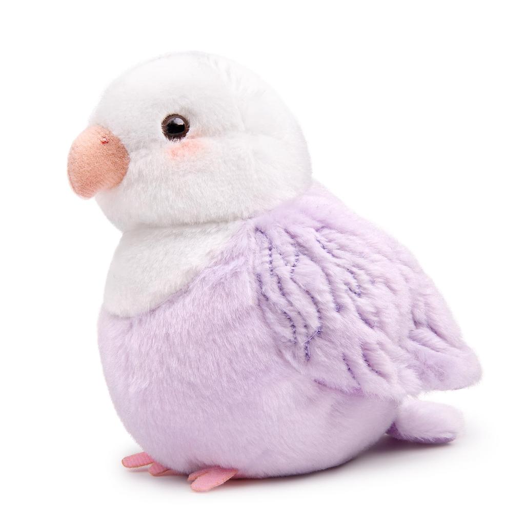 lilizzhoumax Realistic Purple Peony Parrot Plush Animal Bird Stuffed Exquisite Bird Plush Cute Toy for Birthday Gift for Home Decoration Animal, Toy,