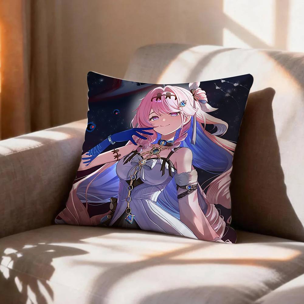 COOL DDenia Hiyuki WuWa Wuthering   Pillow Case Pattern Printed Pillowcase For Living Room Sofa Cushion Cover