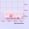 Glossy Cartoon Rabbit DIY Resin Shoe Buckle Ornaments.
