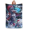 Akaza Anime Super Warm Plush Throw Blanket for Kids Home Decor Flannel Bedspread Sofa Bed Cover Cozy Print