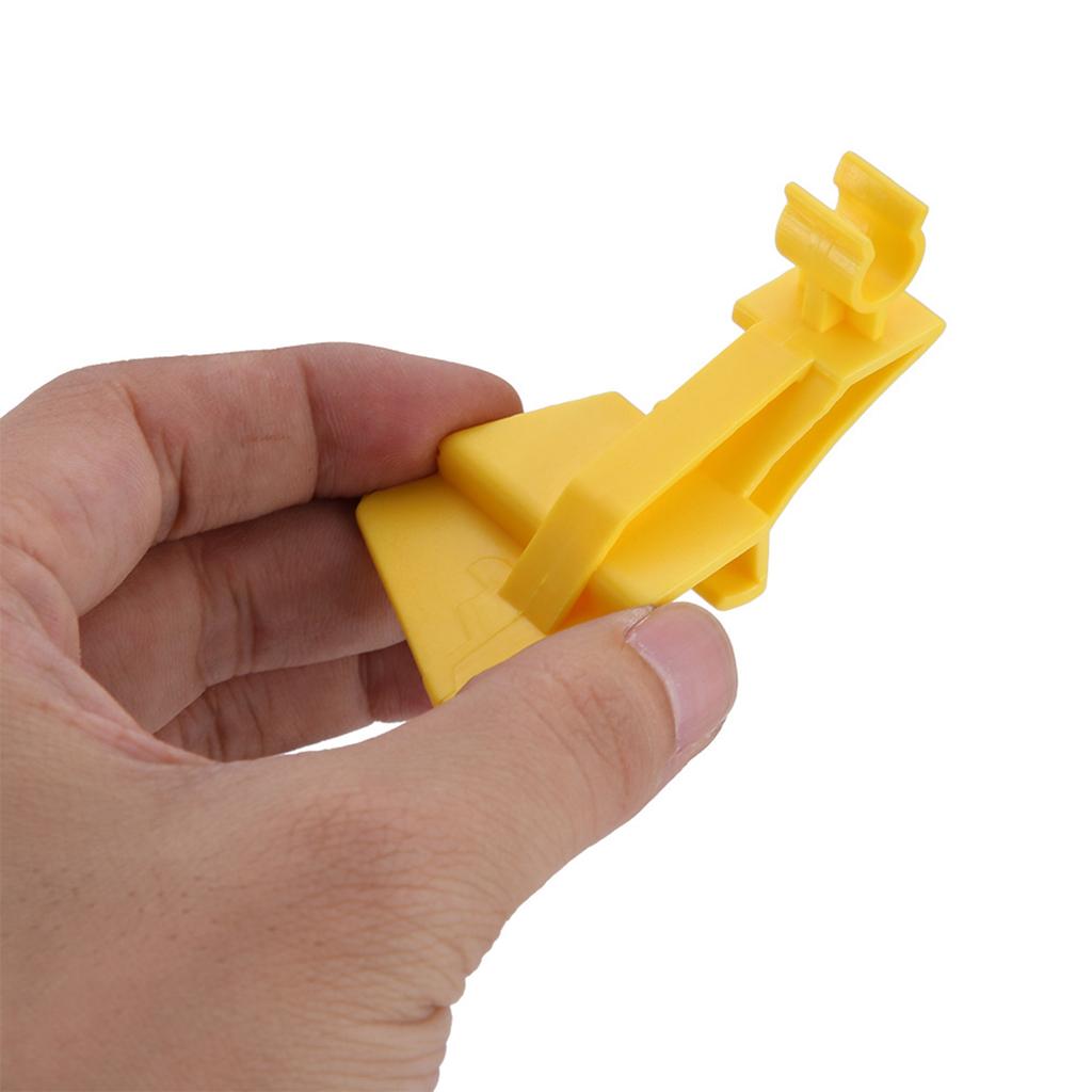 Bonnet Support Clip Retention Clamp for Mk7 2008 Onwards 2014 with Yellow Color In ABS Plastic