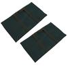 2PCS Flut Barrieren Wasser Absorbieren Harz Wiederverwendbare Selbst Expandierende Flut Prävention Tasche für Tür