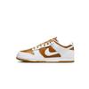 Nike Dunk Blank Space Leather Cushioning Coverage Slip Resistant Low Top Skateboard Shoes Men's Yellow White FQ6965-700(Team1877-)