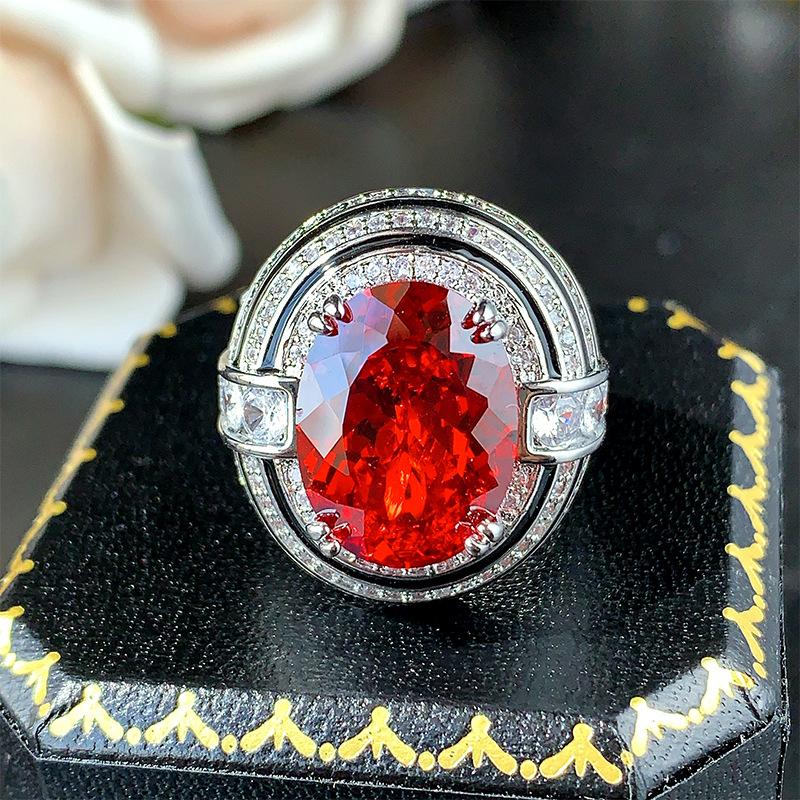 

Комплект ювелирных изделий Циркон Кольцо Ожерелье Высокий Стиль Легкий Роскошный Мода Женский