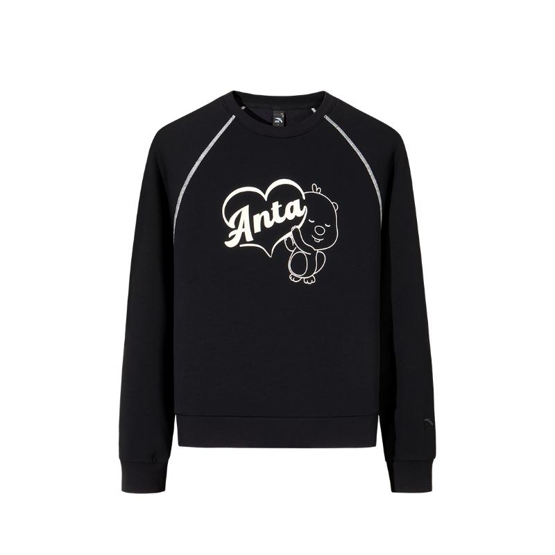 

Anta Хлопковый Свободный Удобный Флисовый Теплый Модный Принтованный Повседневный Свитшот Женский свитшот 962548703-2 XS