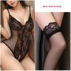 Sexy Lingerie Sexy Lace Seduction Onesie Women's Perspective Pajamas Set Open Crotch Free Bed Passion Dating