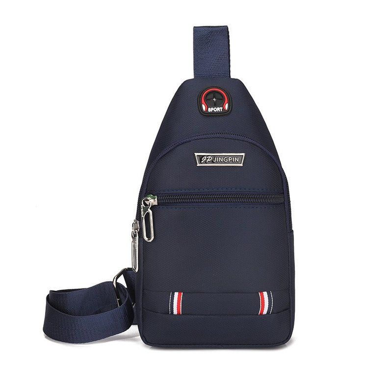 Neue Brusttasche Herrentasche Einzelschulter Umhängetasche Lässige diagonale Umhängetasche Oxford-Stoff Brust schräg Rucksack Trendige kleine Herrentasche