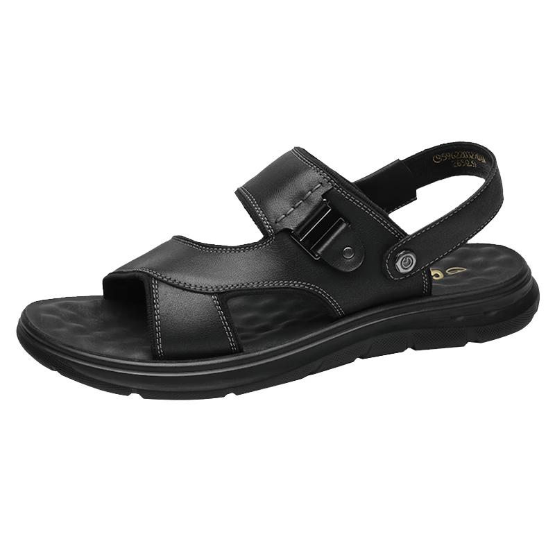 Goldlion Men s Two-Wear Casual Leather Sandals 39
