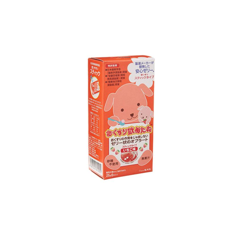 Yonggaksan drinkable stick type jelly for infants (strawberry flavor) 25G×6