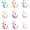 Butterfly Flower Vine Bathroom Wall Stickers Home Decoration Wallpaper Wall Decals For Toilet Decorative Sticker Home Decor