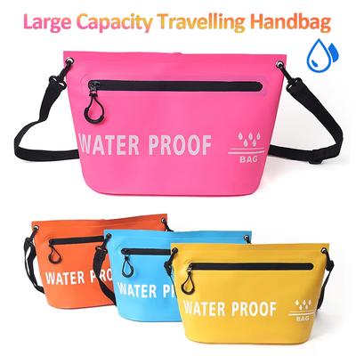 Waterproof Dry Bag Sack Single Shoulder Swimming Bag Outdoor Travel Handbag Pack Zipper Storage Rafting Kayak River Trekking Bag