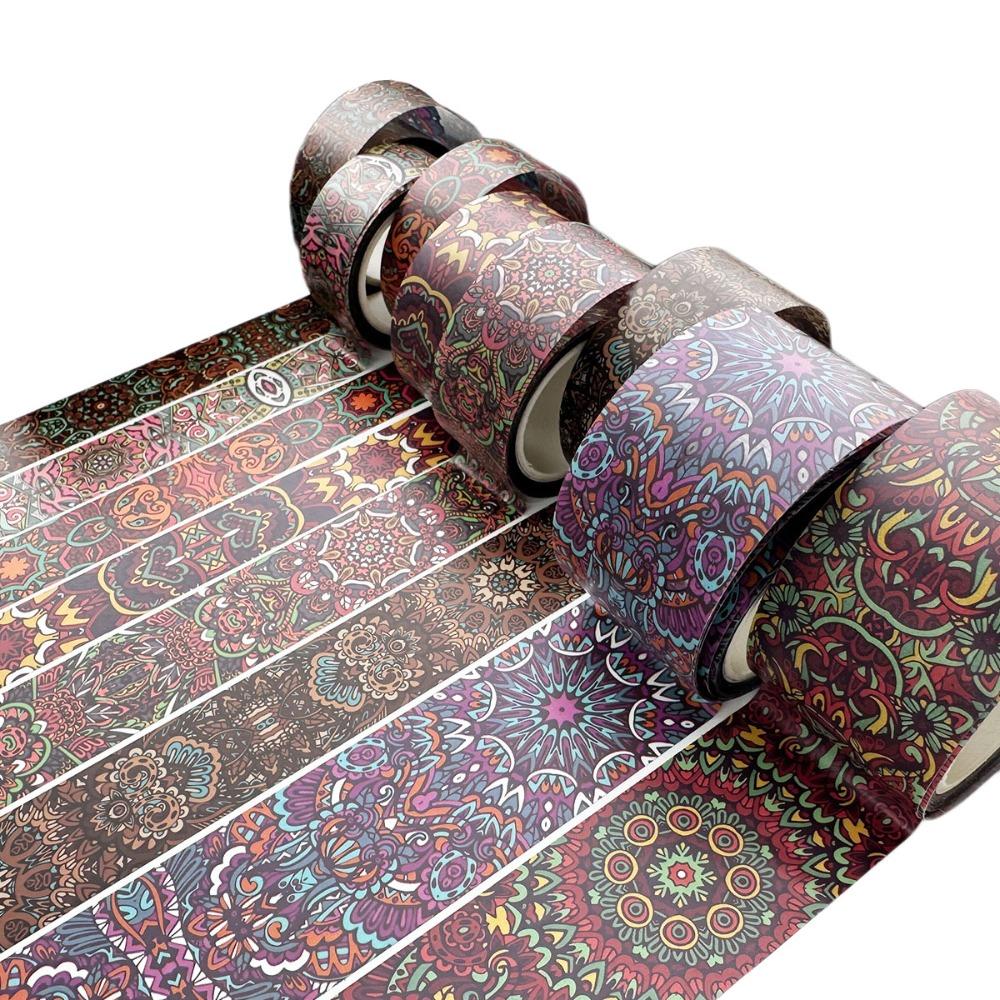 

8 рулонов бумажных наклеек маскировочных лент в китайском стиле декоративная лента для подарочной упаковки Style C