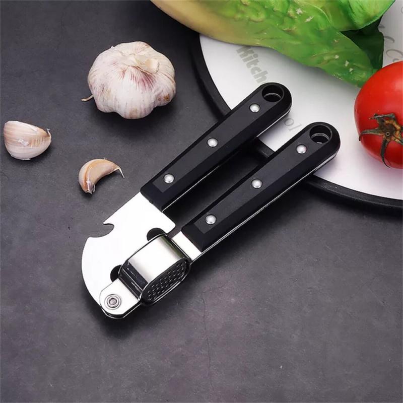 Zinc Alloy Garlic Press Manually Mashed Garlic Machine Garlic Crusher Handheld Cooking Ginger Crusher Kitchen Tools