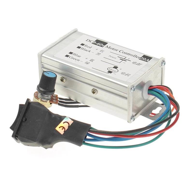 Dc Motor Speed Controller,Brush Motor Driver Controls Module Dc 9V-60V 12V 24V 36V 48V 60V Motor Pulse Width Modulator Regulator
