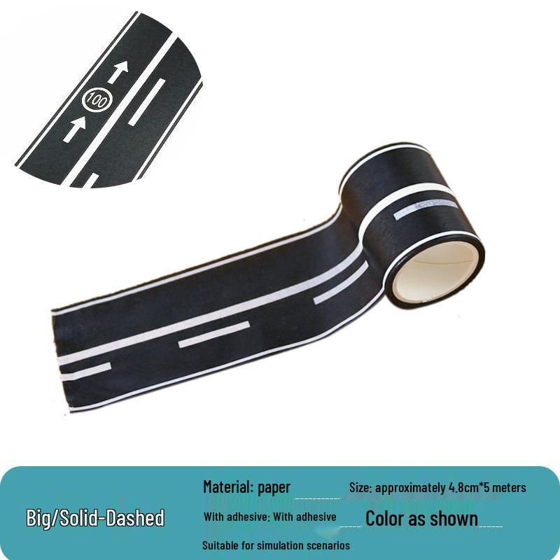 Cardboard Traffic Track Educational Toy for Kindergarten Art & Play Area