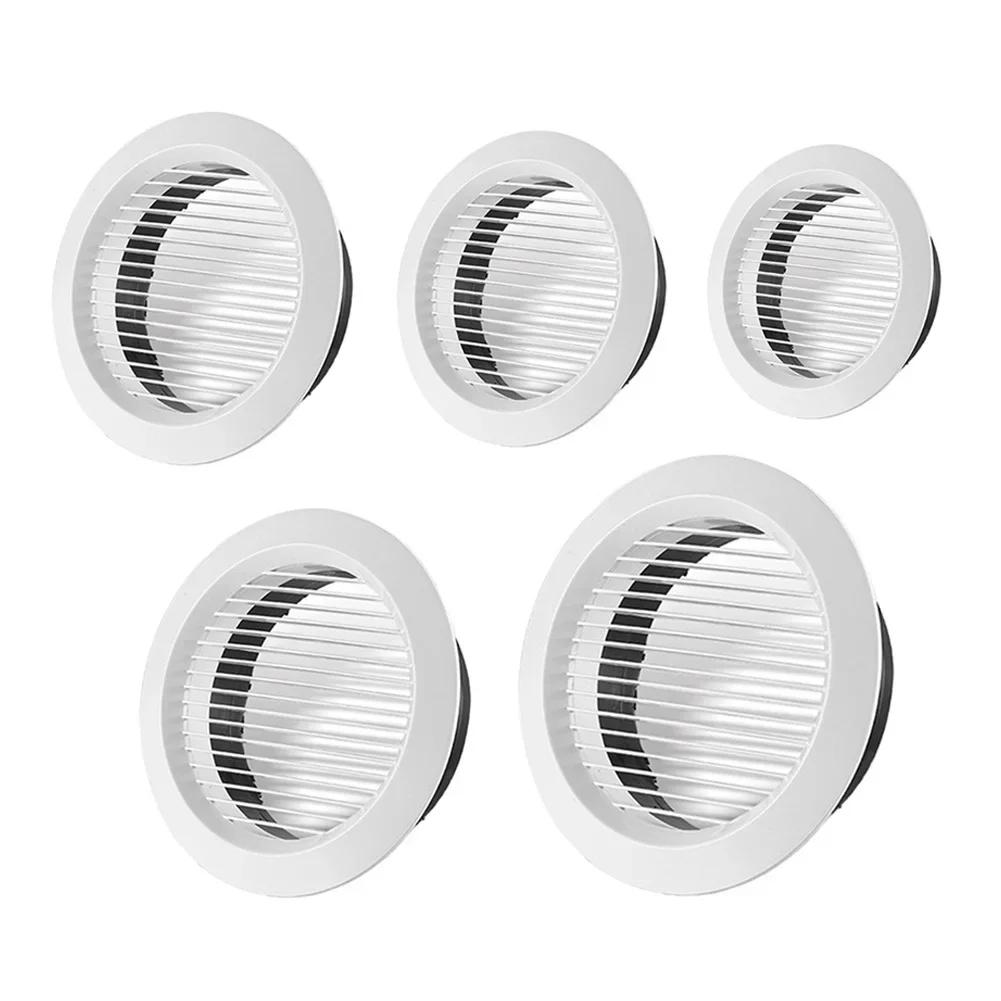 75-200mm Air Vent Exhaust Hood Round Ducting Ventilation Grilles Bathroom Waterproof Outlet Cooling Home Office Air Vent