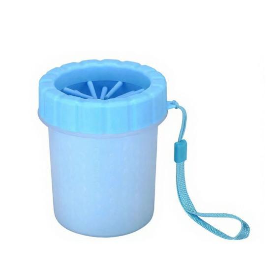 Dog Paw Cleaner Cup Portable Dog Paw Cleaning Tool Silicone Paw Cleaner with Soft Bristles for Medium Large Dogs Travel Park Visit