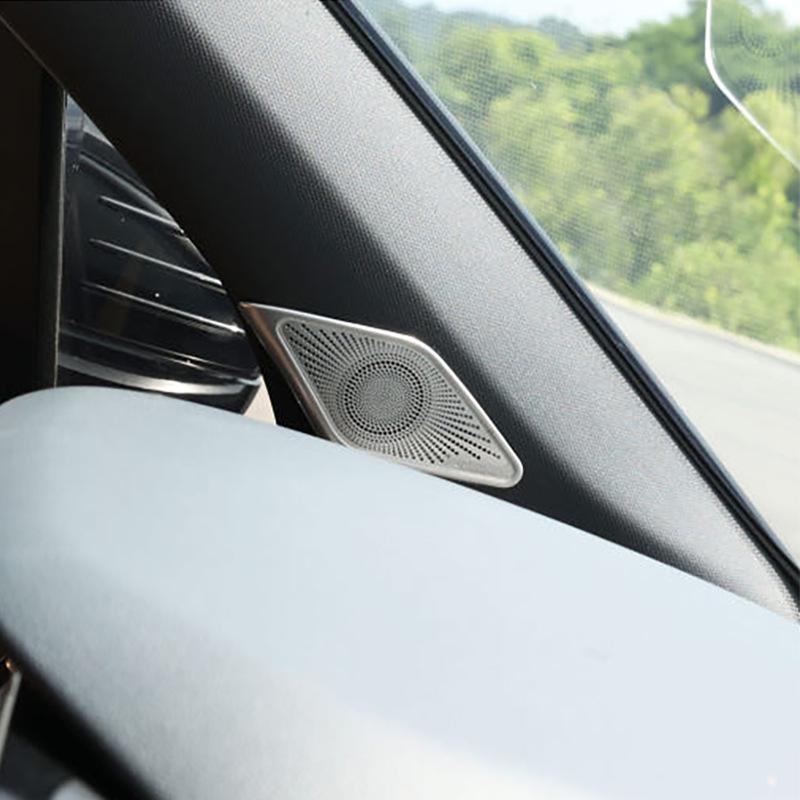 Kia Sorento 2021-26 A-Pillar Speaker Cover - Stainless Steel Interior Trim