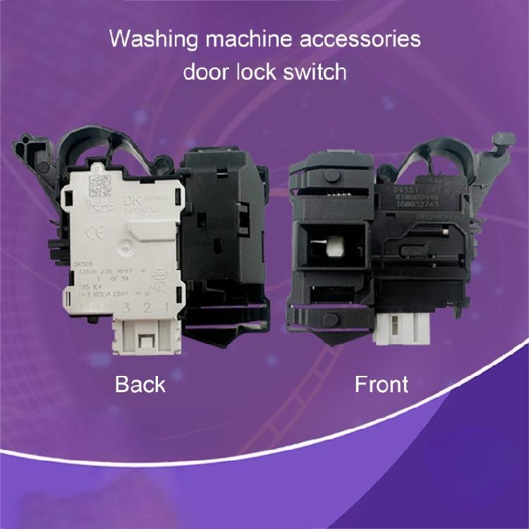 Advanced Washing Machine Door Latches Replacement Waterproof ABS Engineering Plastic Stable Durability for Washing Units