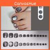 J-230 Black Cat Eye Gem Toe Nail Art Stickers Starry Sky Design Wholesale