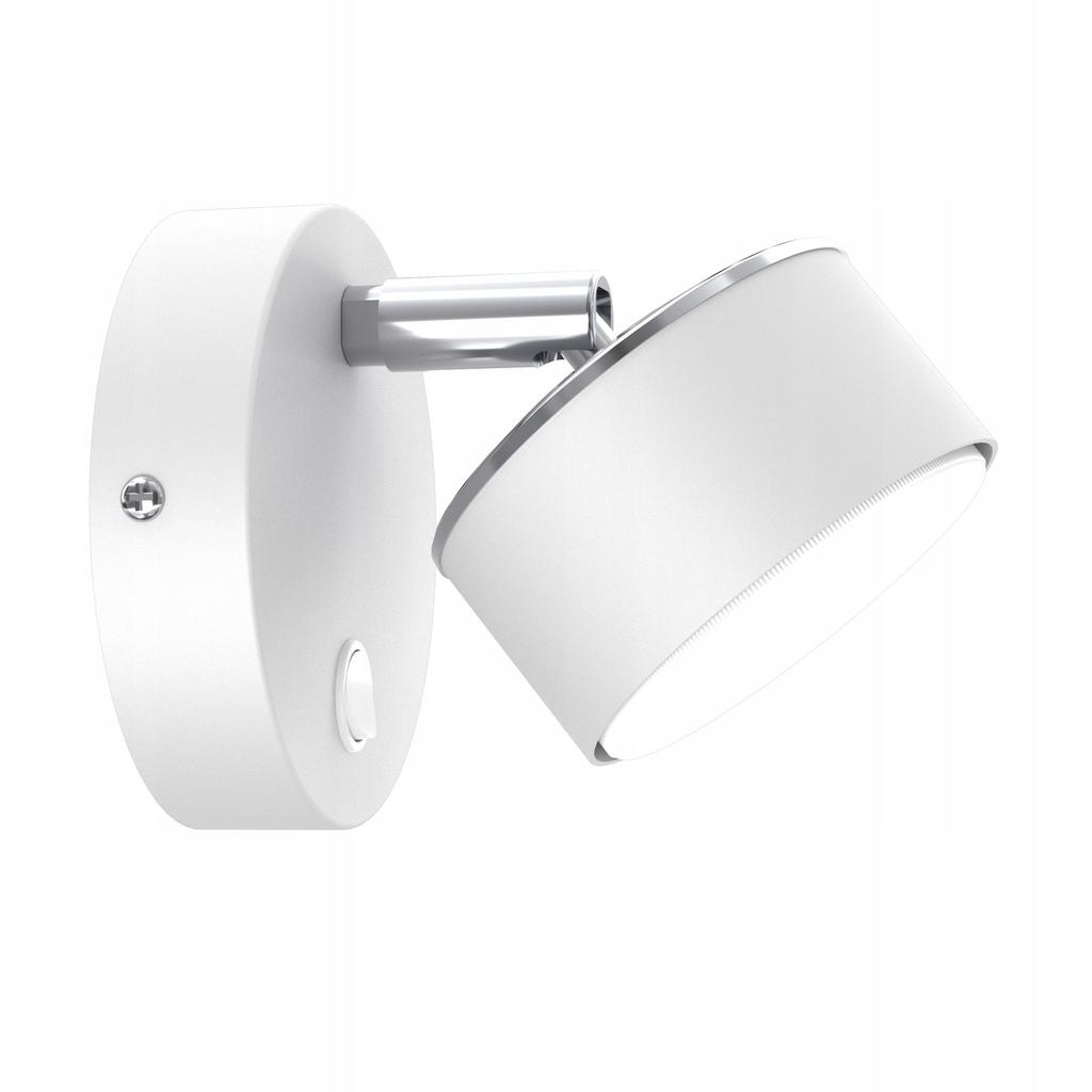 Kinkiet ścienny plafon sufitowy biały chrom ruchomy led gx53 polska lampa