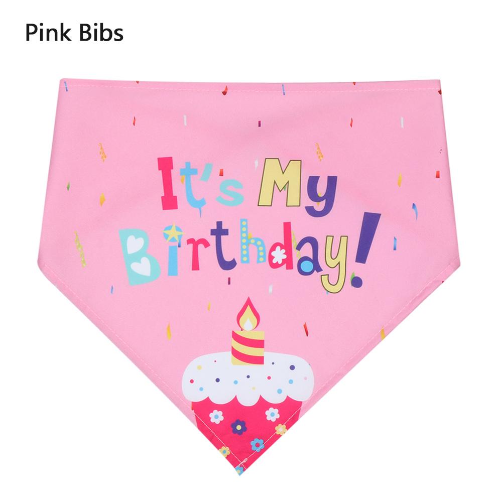 Pet Dogs Cats Birthday Caps/Bibs Sequin Design Headwear Cap Hat Scarf Puppy Costume Christmas Party Bandana Pets Accessories