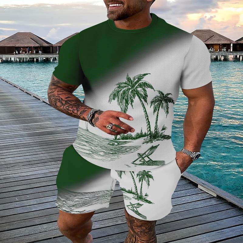 Casual Sports Suit Breathable Outdoor Casual Men s T-shirt and XXS