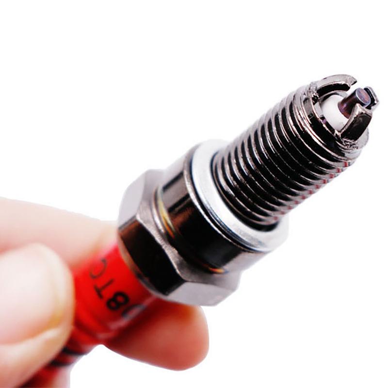 Závodní 3elektrodová zapalovací svíčka 10 mm A7Tc Pasuje na Gy6 50 ccm 110 ccm 125 ccm 150 ccm ATV Skútr Terénní kolo Motokára Motocyklové příslušenství